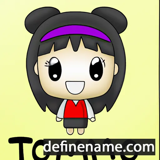 cartoon of the name Tomoyo