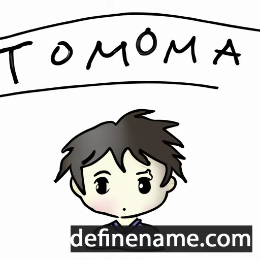 cartoon of the name Tomoyuki