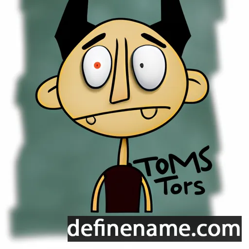 cartoon of the name Tomris