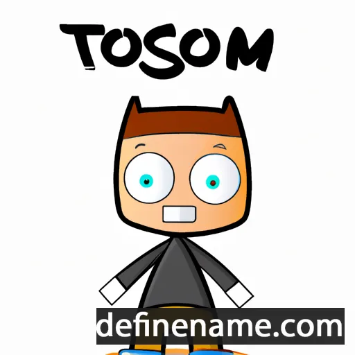 cartoon of the name Tomsin