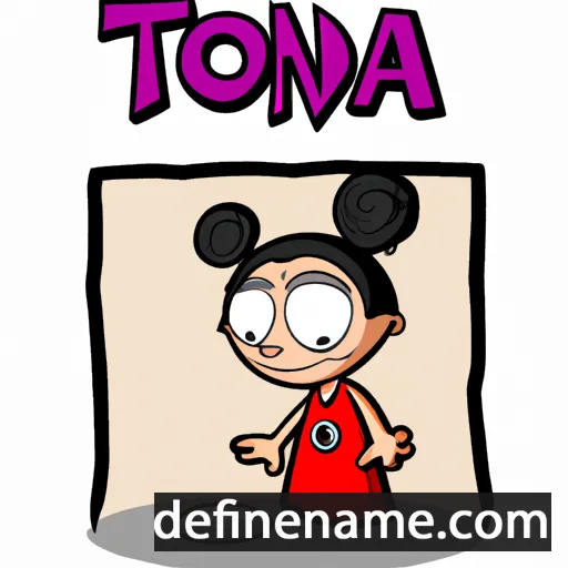 cartoon of the name Tonda