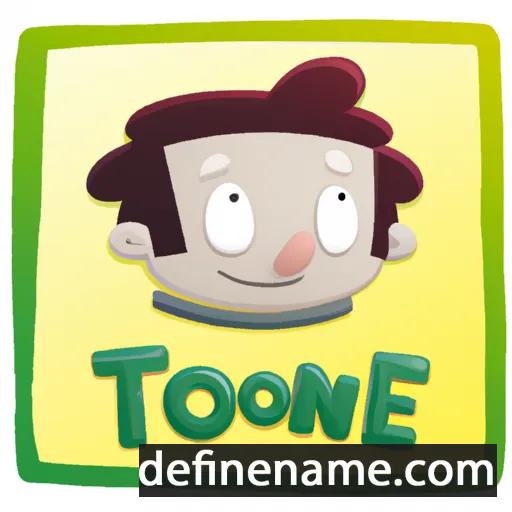 Tonee cartoon