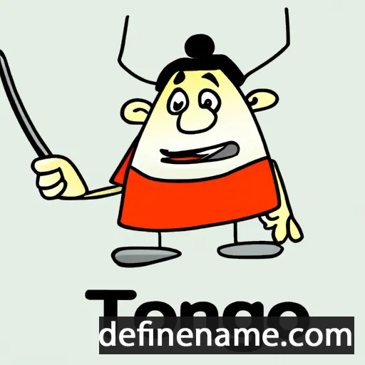 cartoon of the name Tong