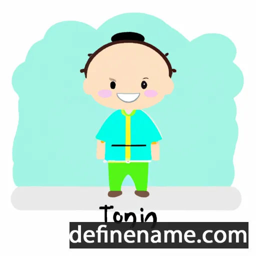 cartoon of the name Tonglian