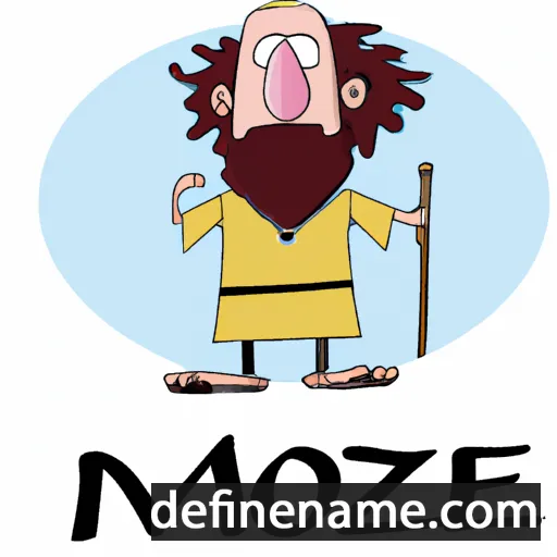 cartoon of the name Mozes