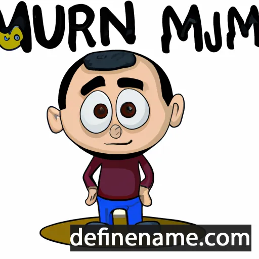 cartoon of the name Münir