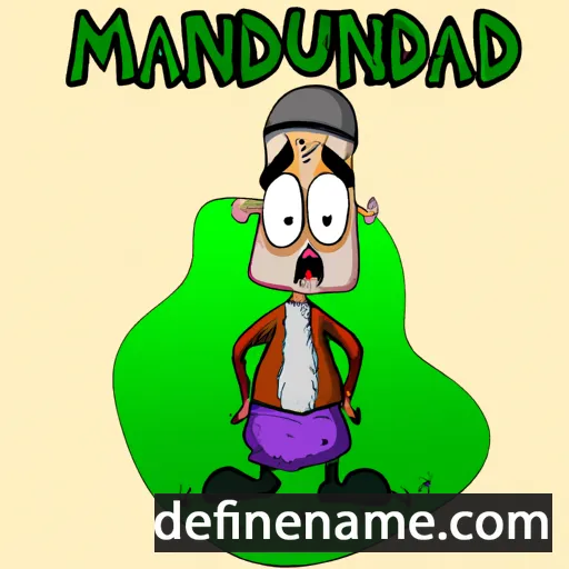 cartoon of the name Muadnat