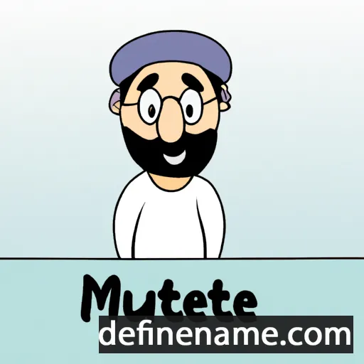 cartoon of the name Muhemmet