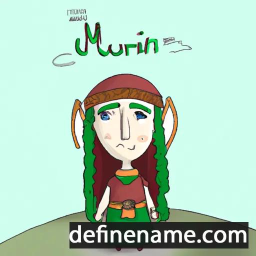 cartoon of the name Muirín