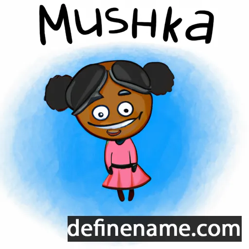 cartoon of the name Mukesha