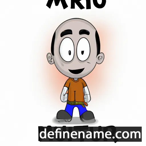 cartoon of the name Munir