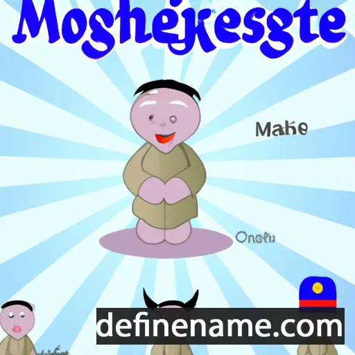 cartoon of the name Munkhtsetseg