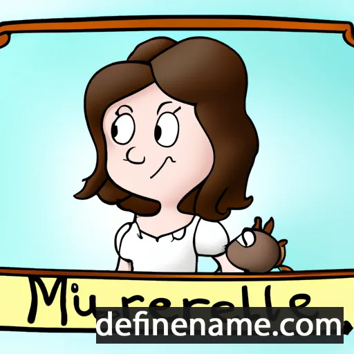 cartoon of the name Murielle