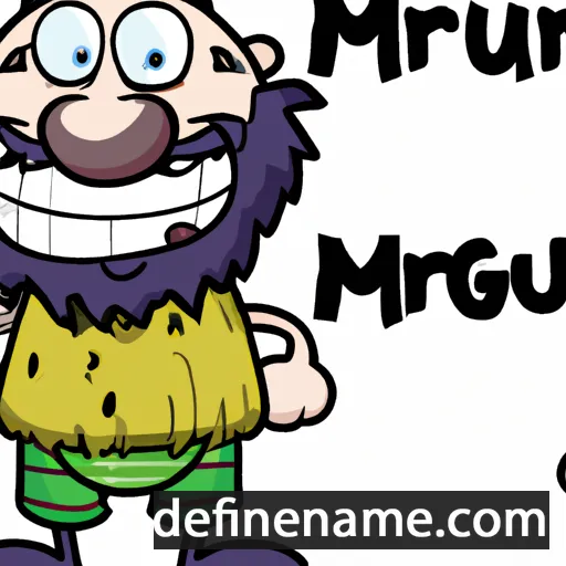 cartoon of the name Murrough