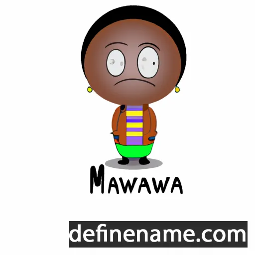 cartoon of the name Mwanahawa