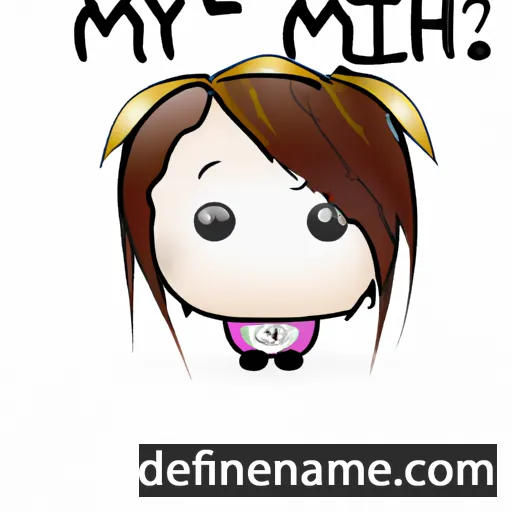 cartoon of the name Myf