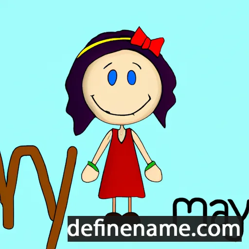 cartoon of the name Myfanwy