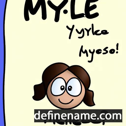 Mylène cartoon