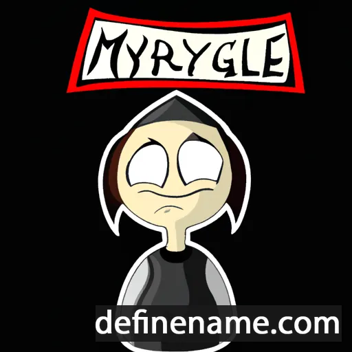 cartoon of the name Myrgjǫl