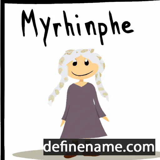 cartoon of the name Myrrhine