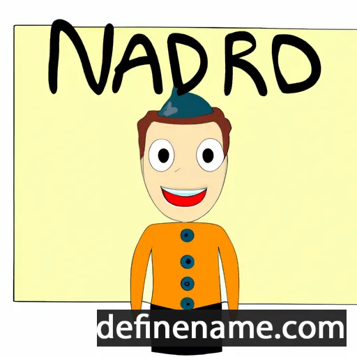 cartoon of the name Nándor