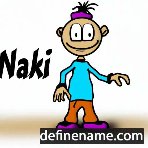 cartoon of the name Näzik