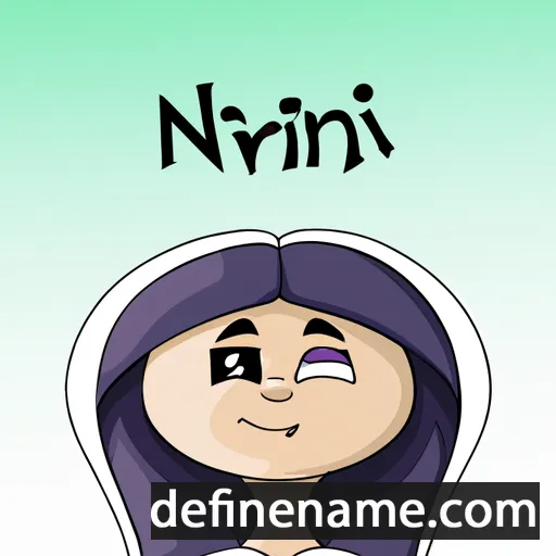 cartoon of the name Nərmin