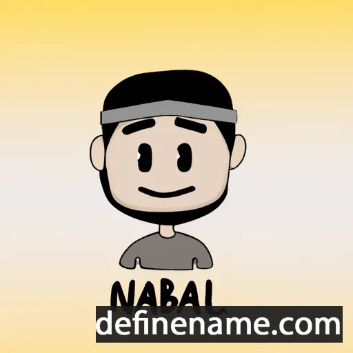 cartoon of the name Nabil