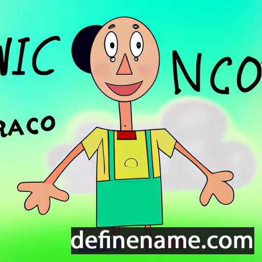 cartoon of the name Nacio