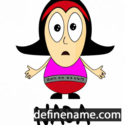 cartoon of the name Nada