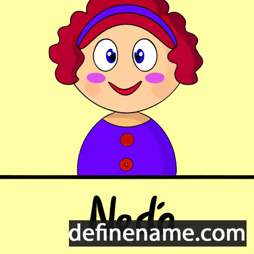 cartoon of the name Naděžda