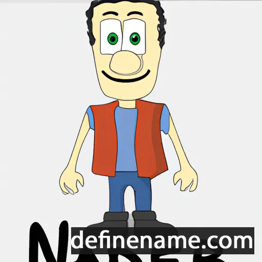 cartoon of the name Nader