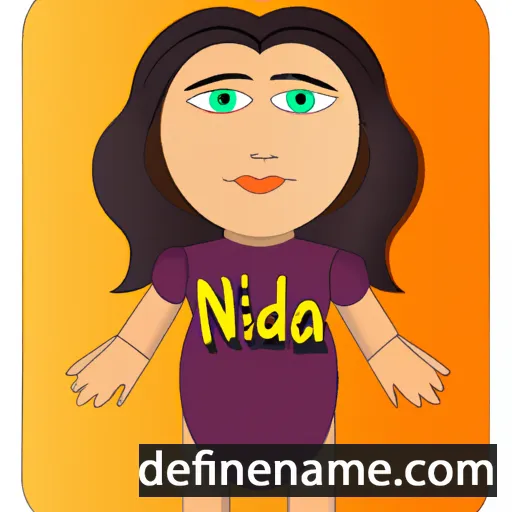 cartoon of the name Nadiia