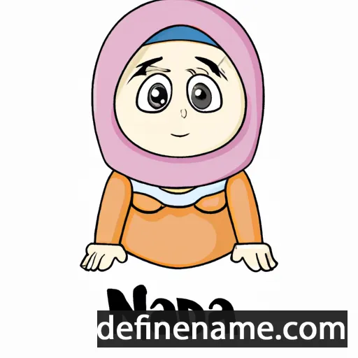 cartoon of the name Nadra