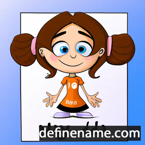 cartoon of the name Nadya