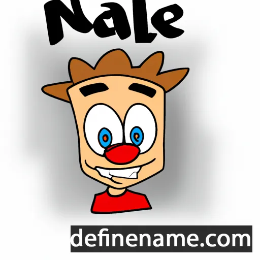 cartoon of the name Naël