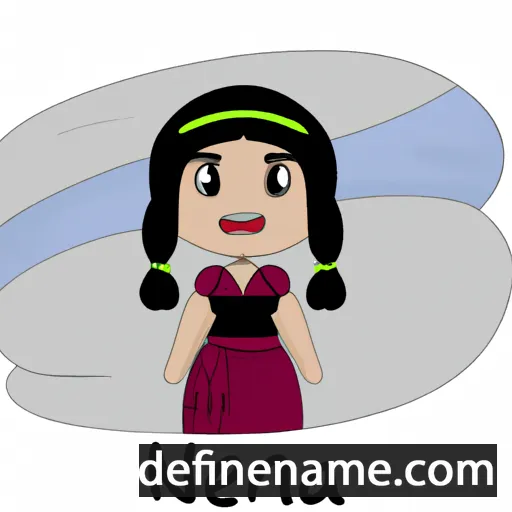 cartoon of the name Naenia