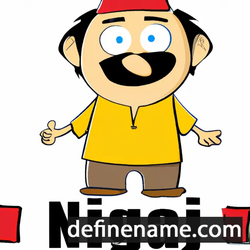 cartoon of the name Nagib