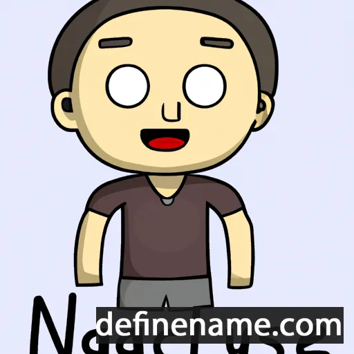 cartoon of the name Nahuel