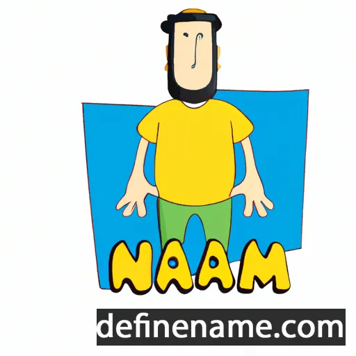 cartoon of the name Najm