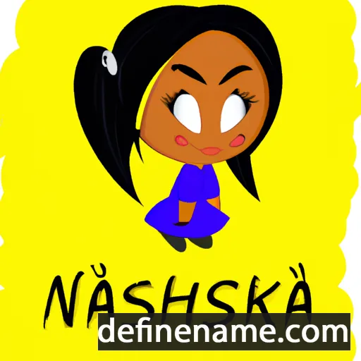 cartoon of the name Nakisha