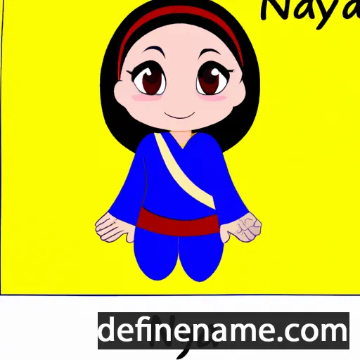 cartoon of the name Nanaya