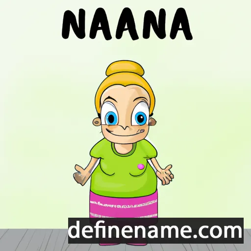 cartoon of the name Nanna