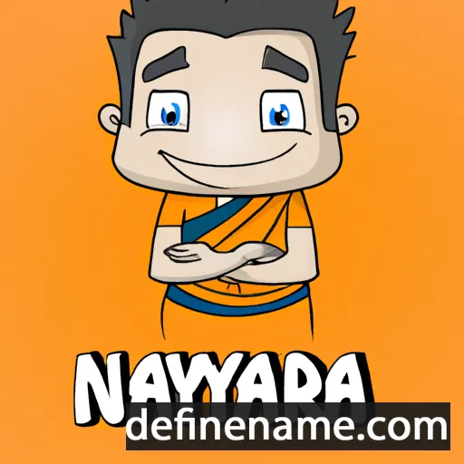 cartoon of the name Narayan