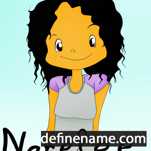 cartoon of the name Narelle