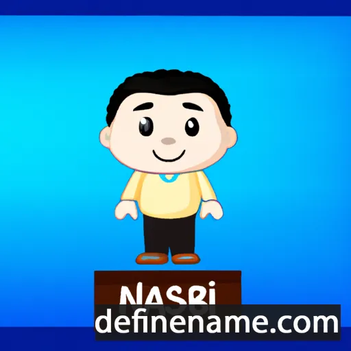 cartoon of the name Nasib