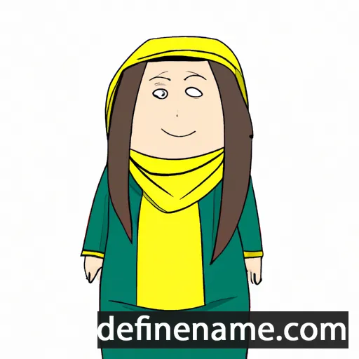 cartoon of the name Nasrin