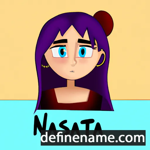 cartoon of the name Nastasya