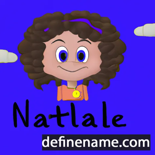 cartoon of the name Natalee