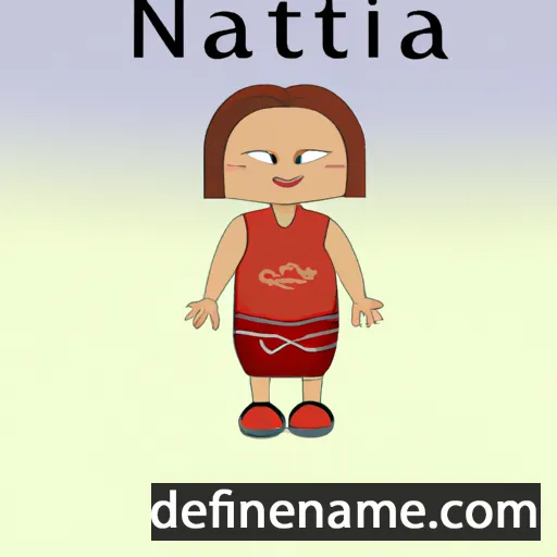 cartoon of the name Natalija